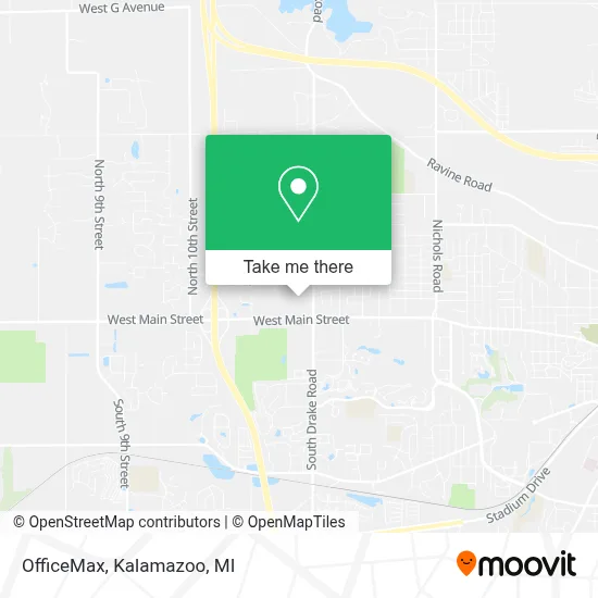 OfficeMax map
