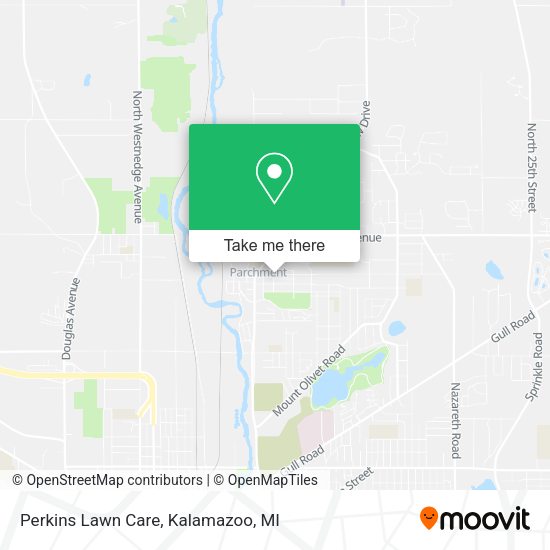 Perkins Lawn Care map