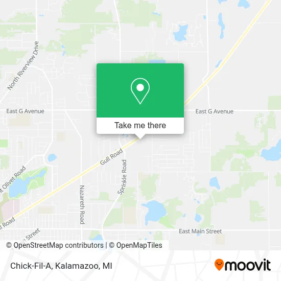 Chick-Fil-A map