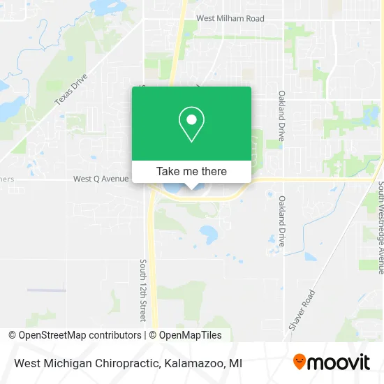 West Michigan Chiropractic map