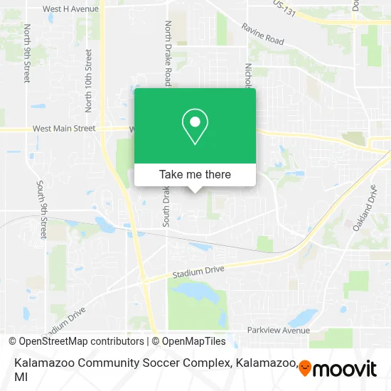 Kalamazoo Community Soccer Complex map