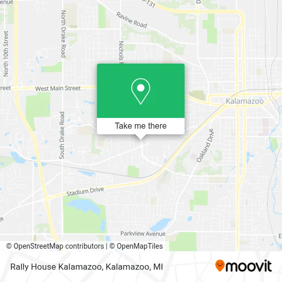 Rally House Kalamazoo map