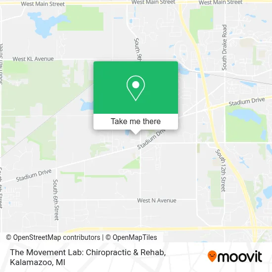 The Movement Lab: Chiropractic & Rehab map