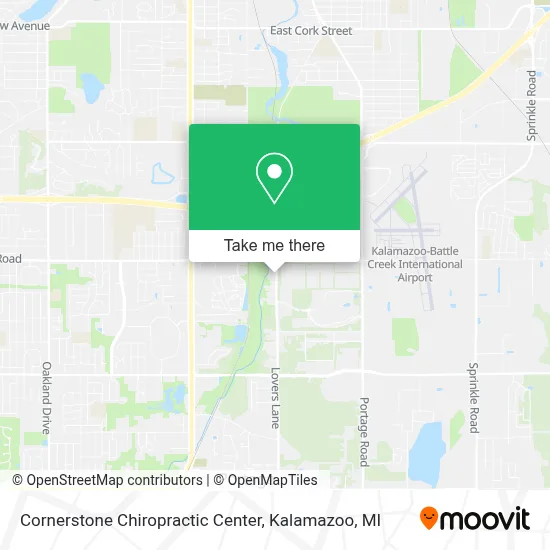 Cornerstone Chiropractic Center map