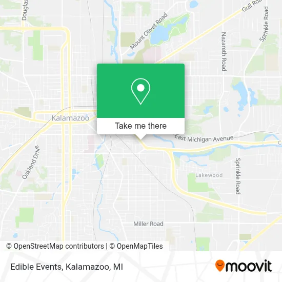 Edible Events map