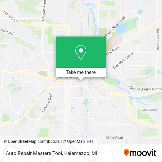 Auto Repair Masters Tool map