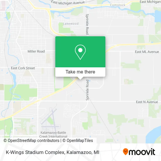 K-Wings Stadium Complex map