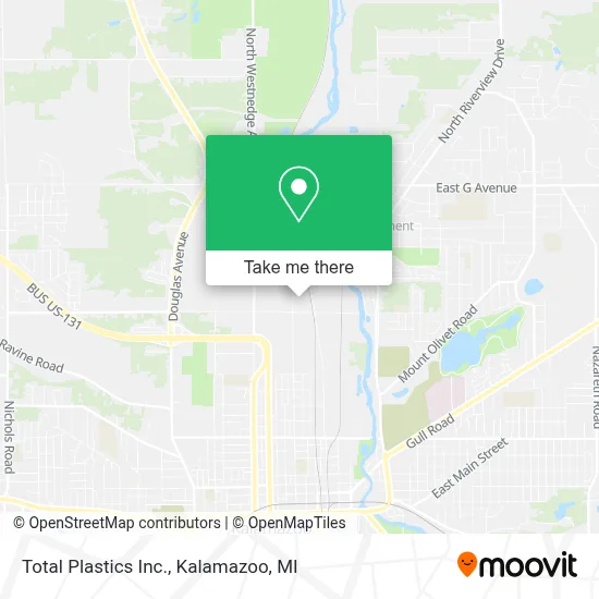 Total Plastics Inc. map