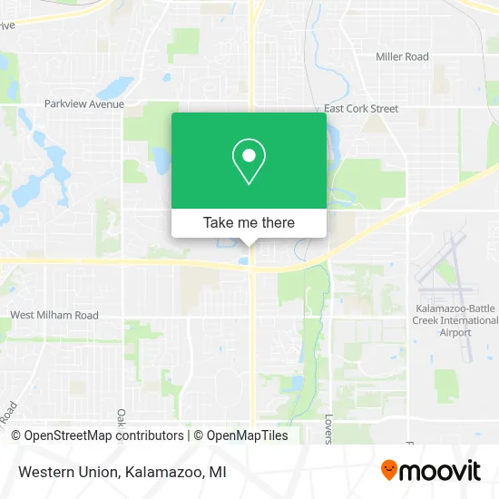 Western Union map