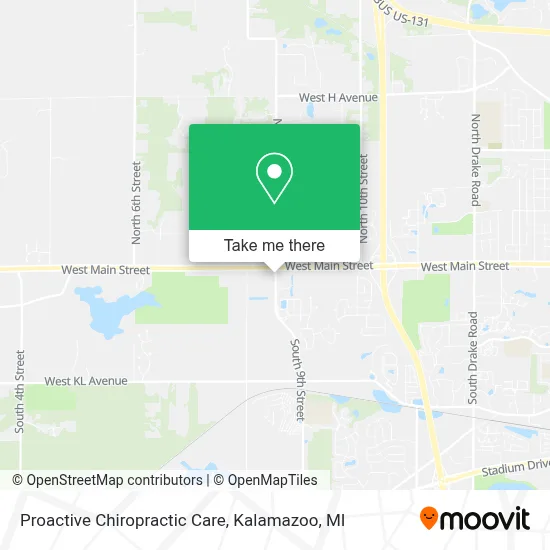 Proactive Chiropractic Care map