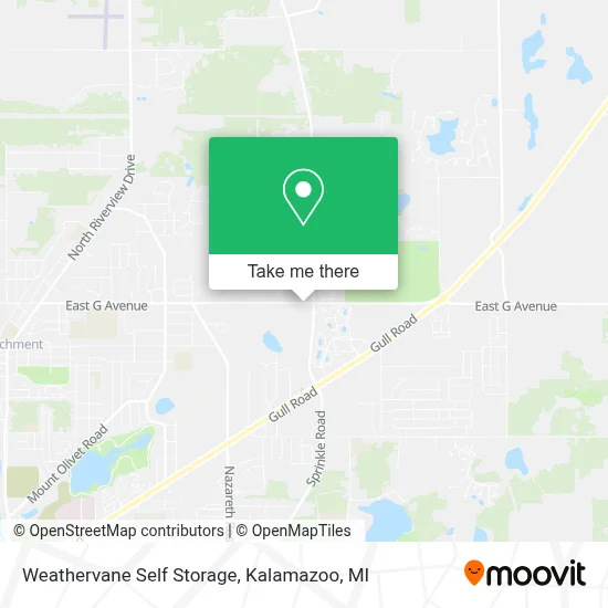 Weathervane Self Storage map
