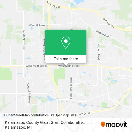Kalamazoo County  Great Start Collaborative map