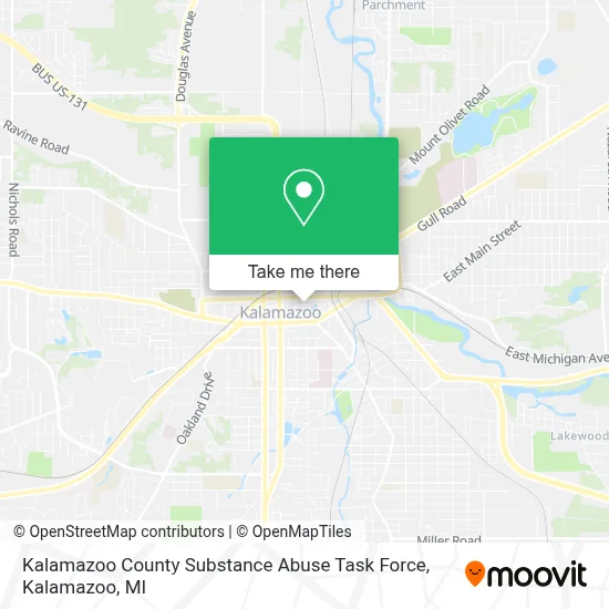 Kalamazoo County Substance Abuse Task Force map