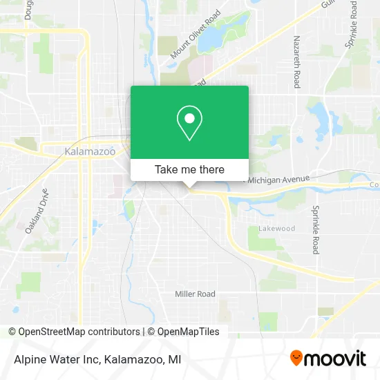 Alpine Water Inc map