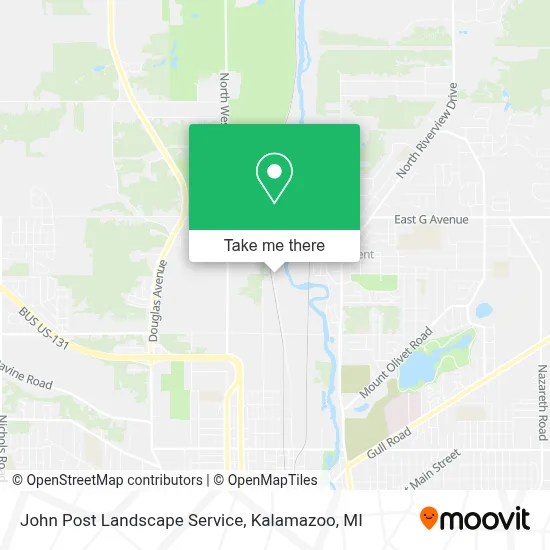 John Post Landscape Service map