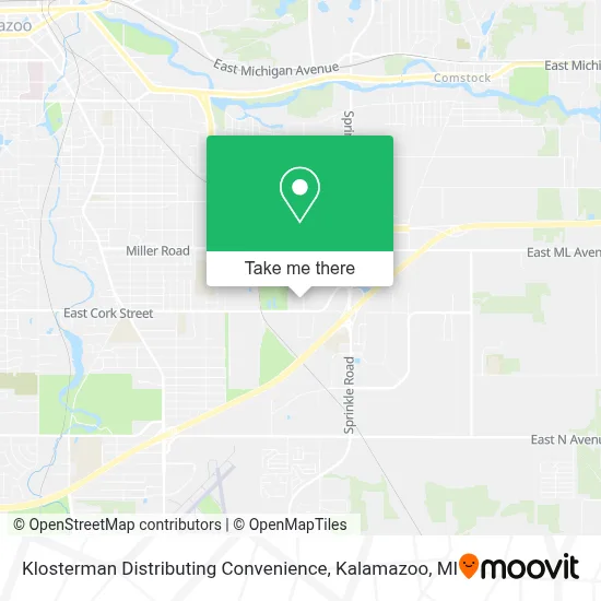Klosterman Distributing Convenience map