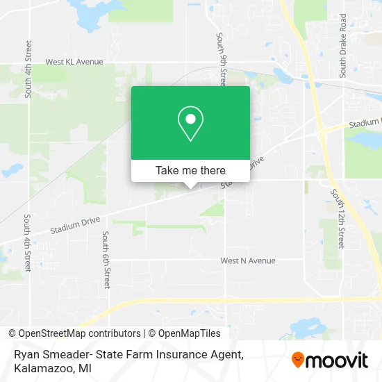 Ryan Smeader- State Farm Insurance Agent map
