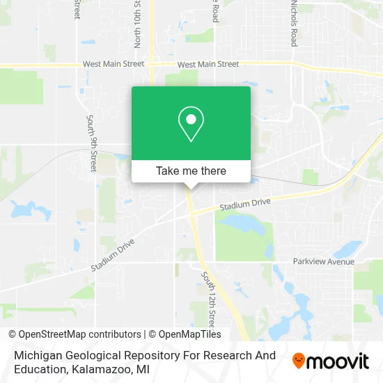 Michigan Geological Repository For Research And Education map