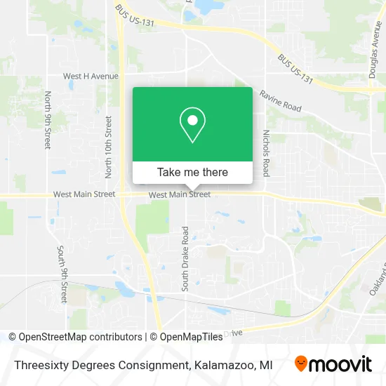 Threesixty Degrees Consignment map