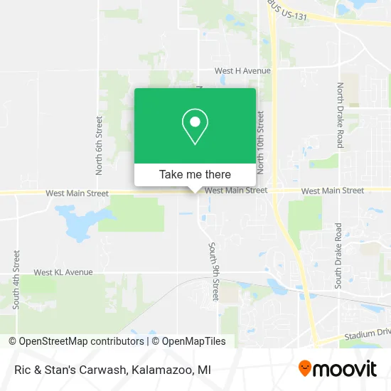 Ric & Stan's Carwash map