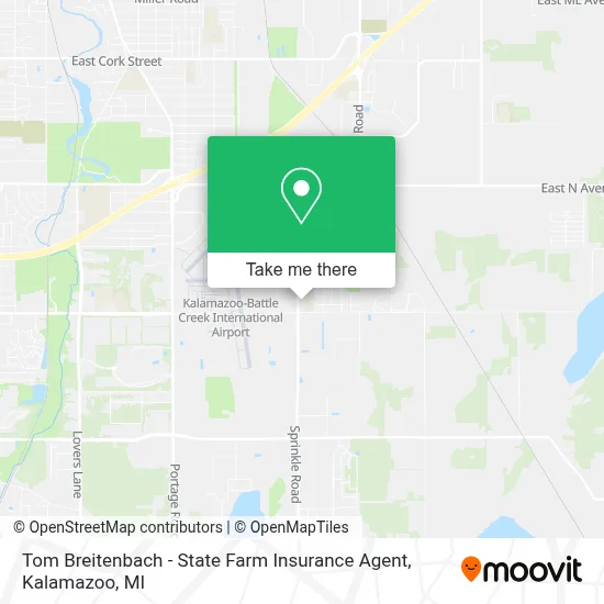 Tom Breitenbach - State Farm Insurance Agent map