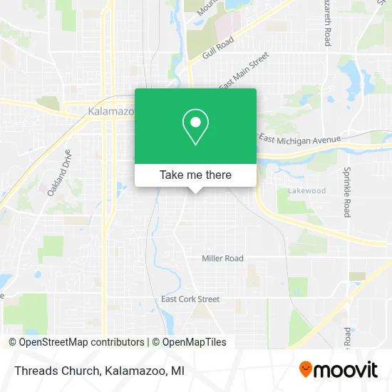 Threads Church map