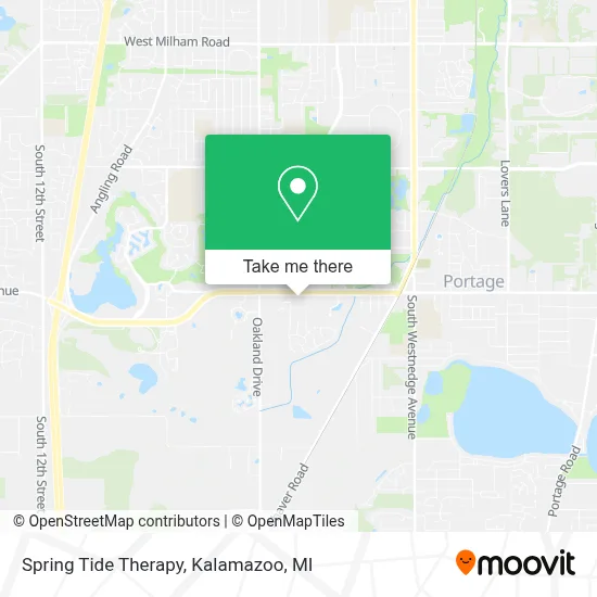 Spring Tide Therapy map
