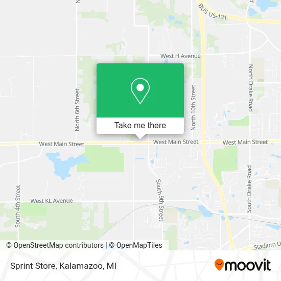 Sprint Store map