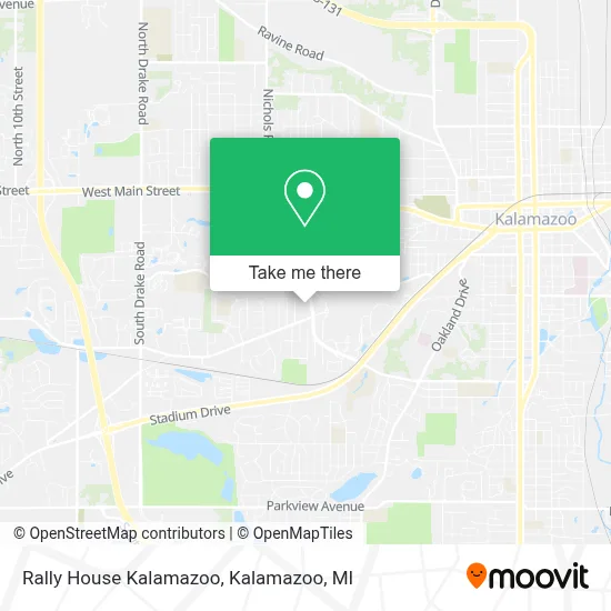 Rally House Kalamazoo map