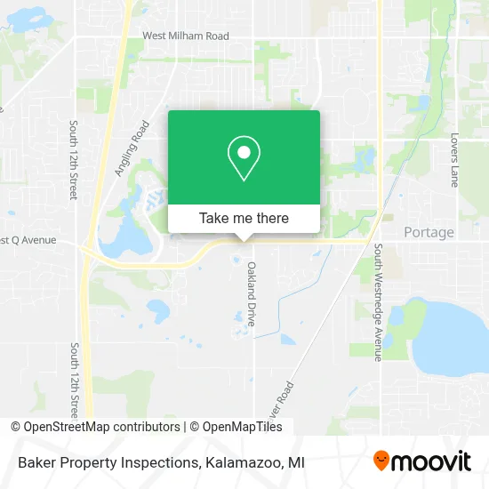 Baker Property Inspections map