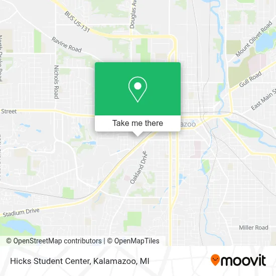 Hicks Student Center map