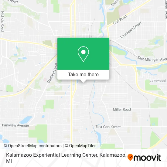Kalamazoo Experiential Learning Center map