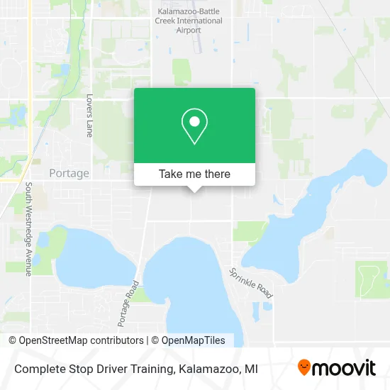 Complete Stop Driver Training map