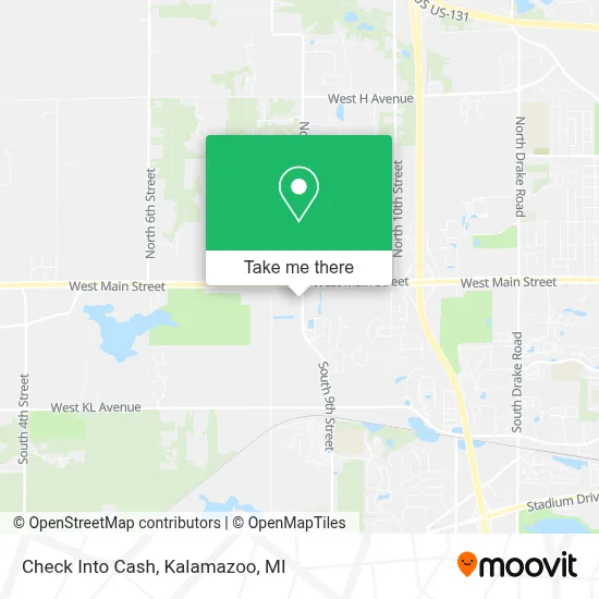 Check Into Cash map
