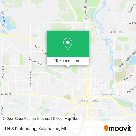 I.H.S Distributing map