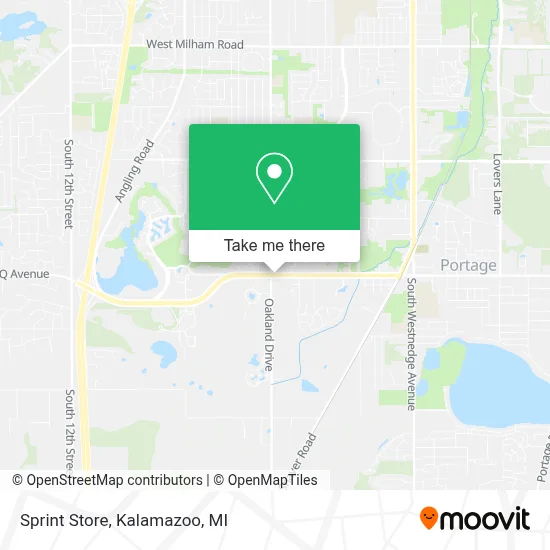 Sprint Store map