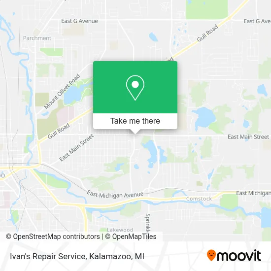 Ivan's Repair Service map