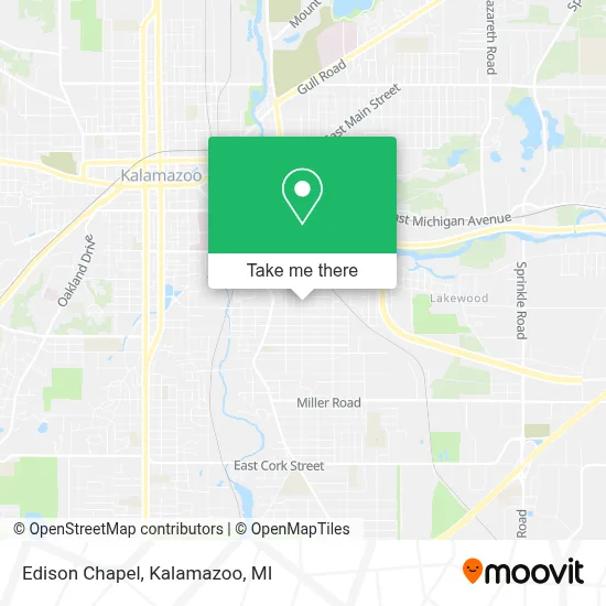 Edison Chapel map