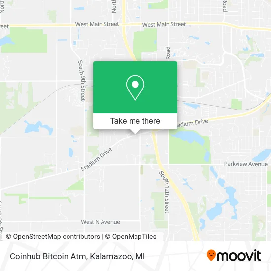 Coinhub Bitcoin Atm map