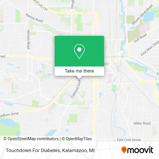 Touchdown For Diabetes map