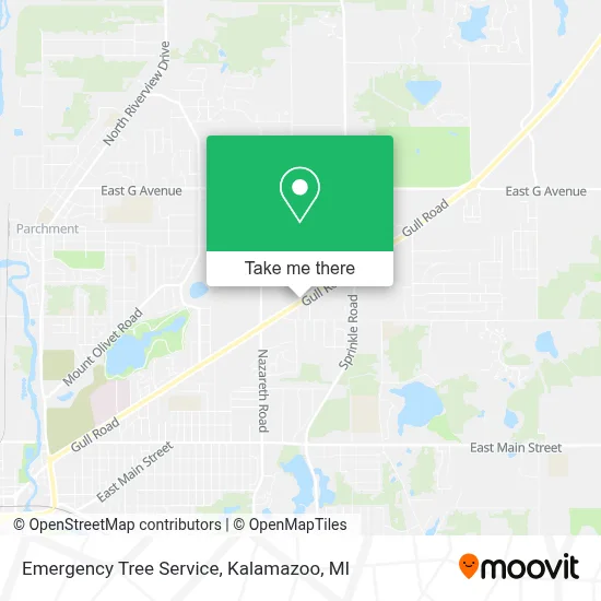 Emergency Tree Service map
