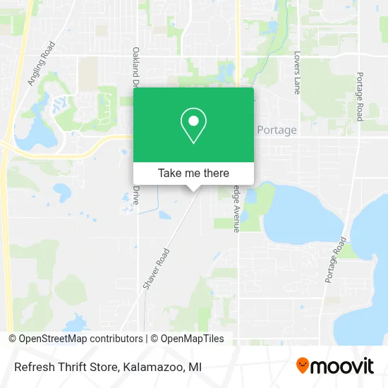 Refresh Thrift Store map