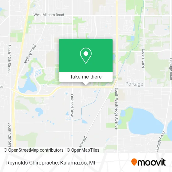 Reynolds Chiropractic map