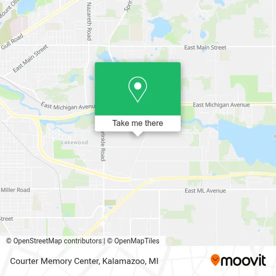 Courter Memory Center map