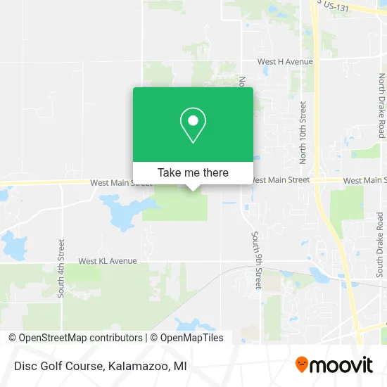 Disc Golf Course map