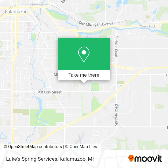 Luke's Spring Services map