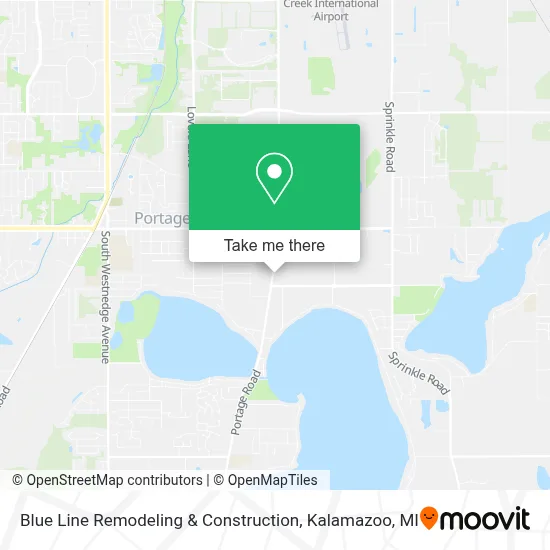 Blue Line Remodeling & Construction map