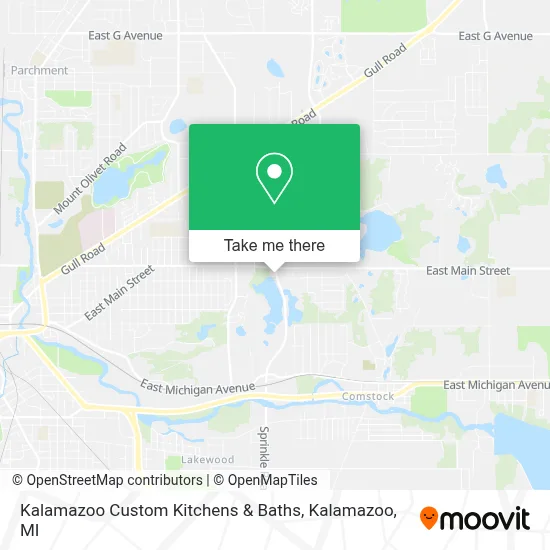 Kalamazoo Custom Kitchens & Baths map