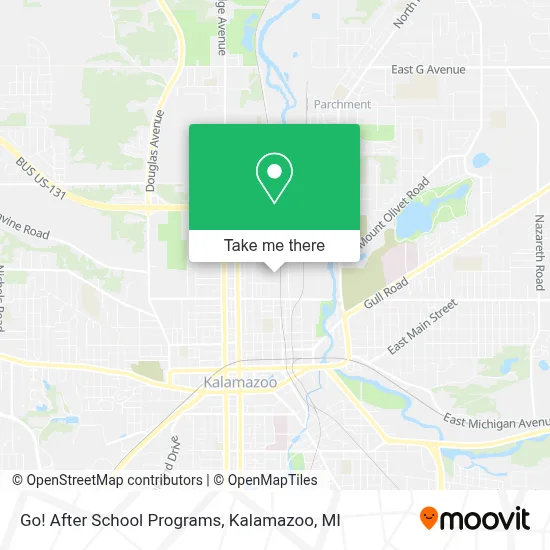 Go! After School Programs map
