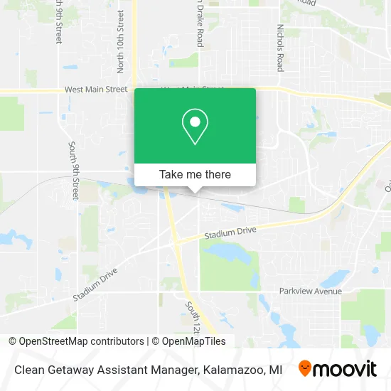 Clean Getaway Assistant Manager map